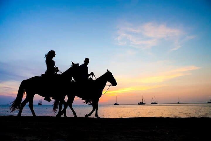 Sunset Horseback Ride on Kamala Beach, Phuket — One-Hour Coastal Experience