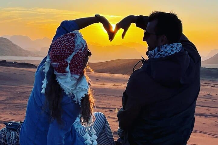Wadi Rum Half-Day 4x4 and Camel Tour — Lawrence's Spring, Sand Dunes & Rock Bridges photo 4