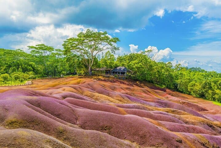 Chamarel Private South West Tour: Seven Colored Earth, Waterfall & Rum Distillery