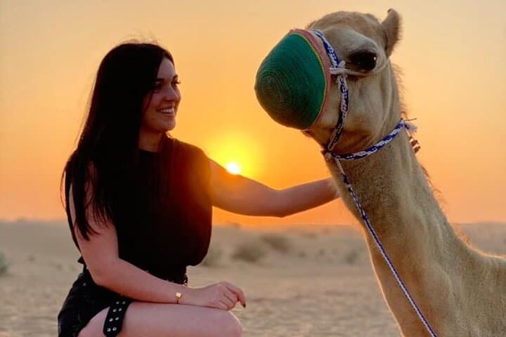 Dubai Red Dunes Self-Drive Quadbike with Camel and Falcon Experience photo 3
