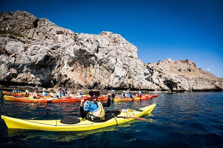 Sea Kayaking to Red Sand Beach, Rhodes — South Pirates Route Adventure photo 3