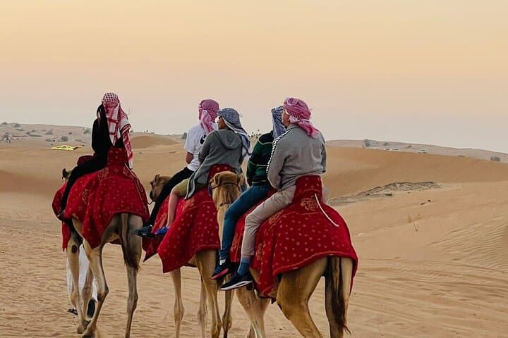 Morning Dubai Desert Safari: Camel Trekking, Quad Biking & BBQ Experience photo 2