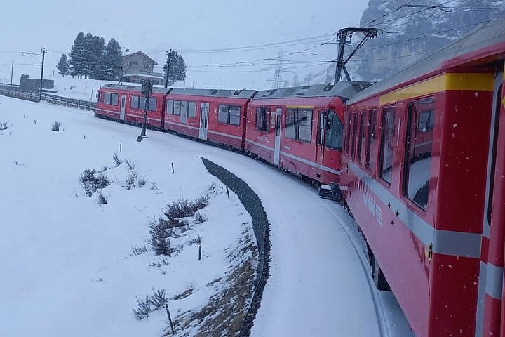 Bernina Red Train & Lake Como Private Day Tour from Milan photo 2