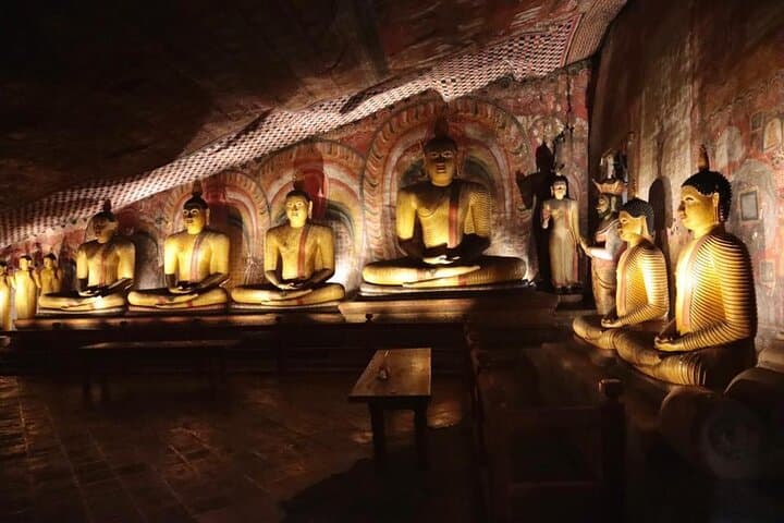 Kandy to Sigiriya: Private Day Trip with Village Tour & Dambulla Cave Temple photo 3