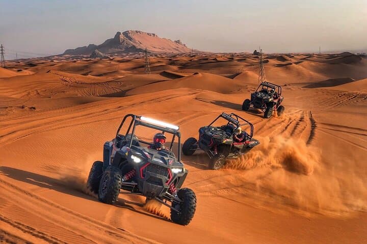 Red Dunes Polaris 1000cc Dune Buggy — 4-Hour Dubai Desert Adventure