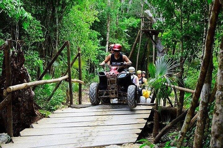 Mayan Jungle Combo: Horseback, ATVs, Ziplines & Cenote Swim Near Cancun photo 3