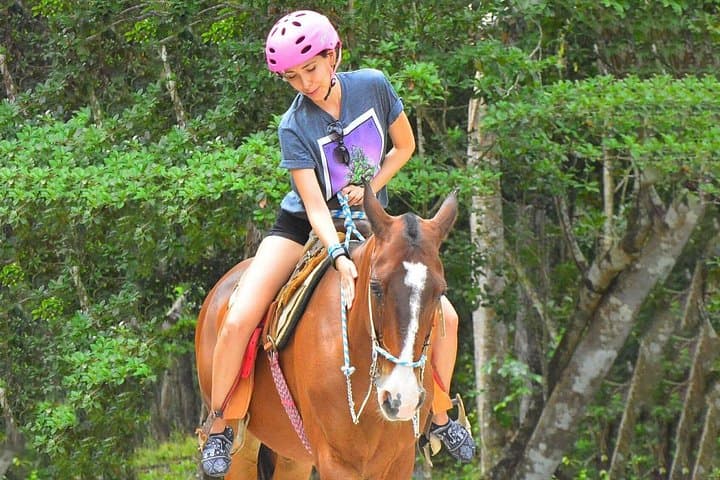 Mayan Jungle Combo: Horseback, ATVs, Ziplines & Cenote Swim Near Cancun photo 1
