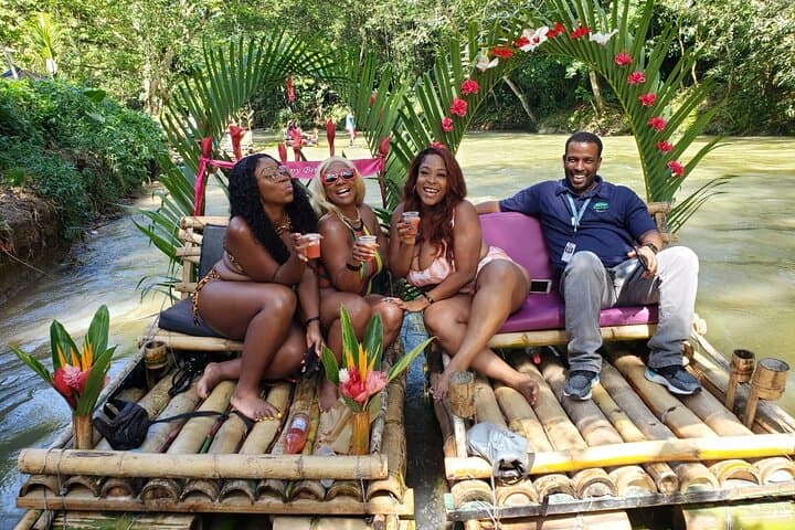 Lethe Bamboo River Rafting and Limestone Foot Massage from Montego Bay