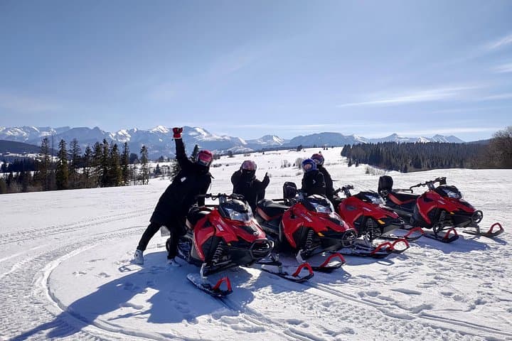 Zakopane Snowmobile Adventure and Chocholowskie Thermal Baths Day Trip from Krakow
