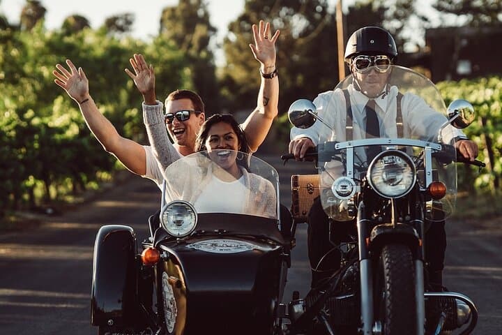 Tandem Sidecar Winery Tour in Paso Robles — Private Motorcycle Wine Tasting Experience photo 4