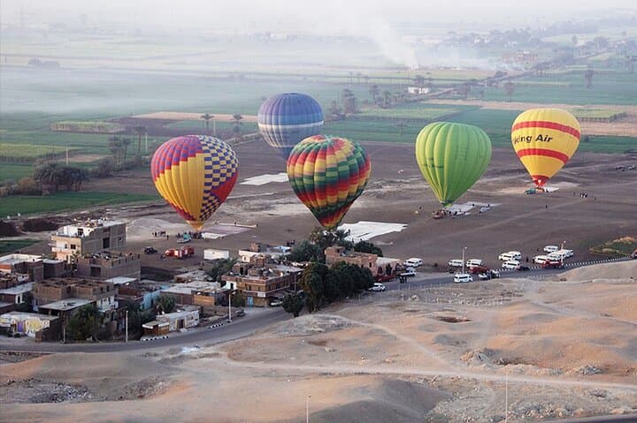 Sunrise Hot Air Balloon Over Luxor's Ancient Temples photo 5