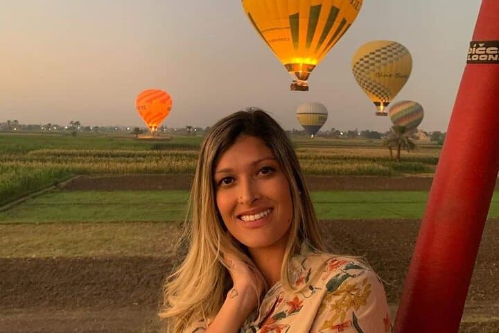 Sunrise Hot Air Balloon Over Luxor's Ancient Temples