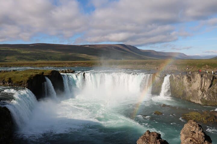 Lake Mývatn & Goðafoss Day Tour from Akureyri — Geothermal Fields, Pseudocraters & Lava Formations
