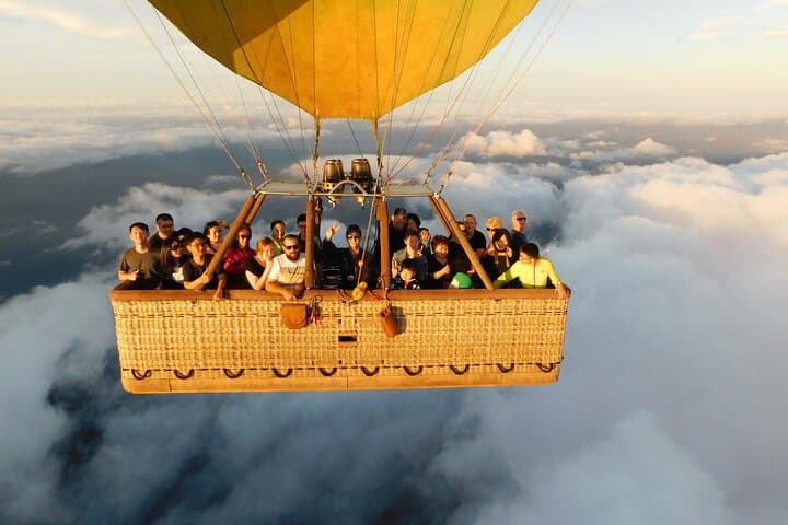 Gold Coast Hot Air Balloon Ride + Springbrook National Park Day Tour with Champagne Breakfast