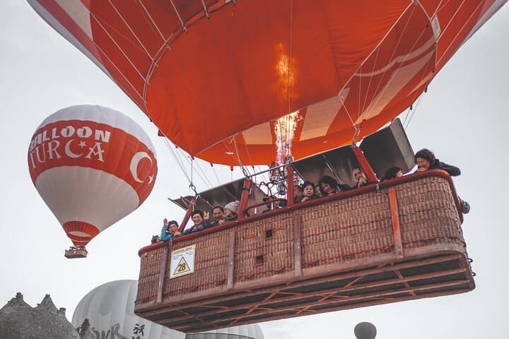 Sunrise Hot Air Balloon Over Cappadocia's Fairy Chimneys photo 2