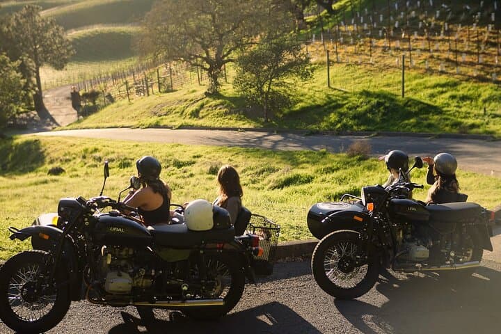 Sonoma Private Tandem Sidecar Winery Tour — 3-Hour Sidecar Wine Tasting photo 4