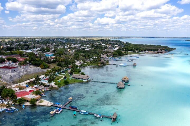 One-Day Bacalar Adventure: Kayak the Seven-Color Lagoon, Swim Cenote Azul & Beach Club photo 3