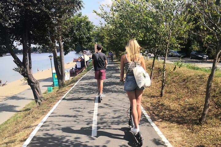 Ada Lake E-Scooter and Beach Day in Belgrade photo 3