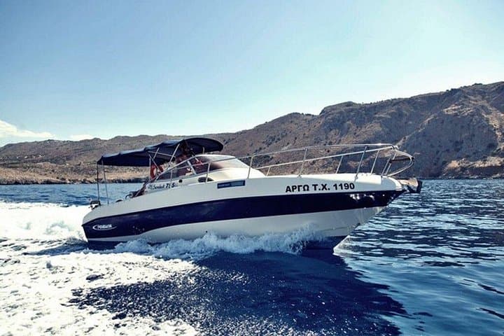 Private Boat Tours from Kalyves: East Coast Crete Snorkel & Swim Stops photo 1