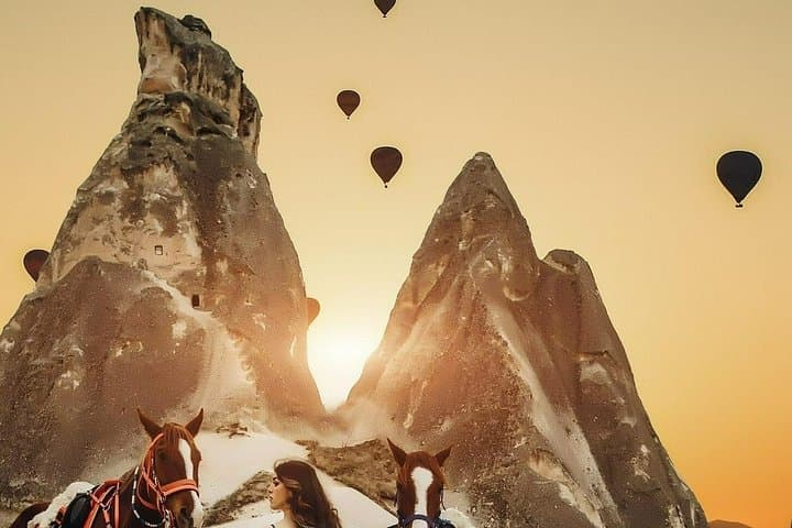 Full-Day Cappadocia Private Tour: Red Valley, Fairy Chimneys and Underground Cities photo 1
