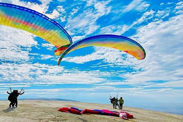 3-Day Imlil Valley & Agafay Desert Adventure: Paragliding, Quad and Camel Rides from Marrakech