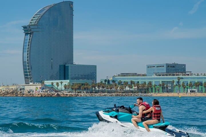 Jet Ski Barcelona Skyline Tour: 25-Min Coastal Ride with Free Video photo 2