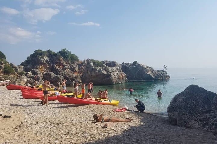 Half-Day Sea Kayak from Dhermi to Gjipe Beach — Explore Pirate Cave & Bohem photo 3