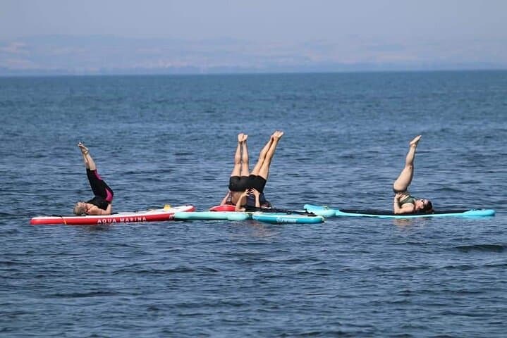 SUP Yoga Near Thessaloniki: Paddle, Balance & Coastal Relaxation photo 4