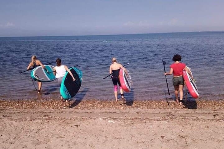 SUP Yoga Near Thessaloniki: Paddle, Balance & Coastal Relaxation photo 2