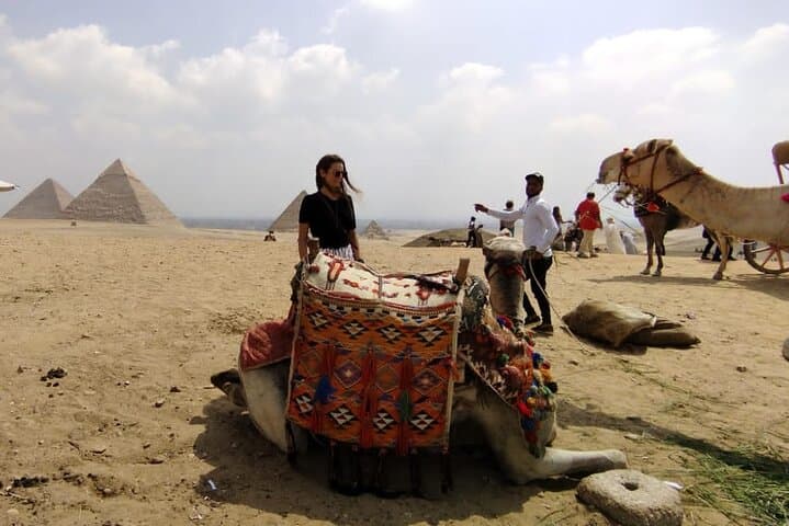 Private Day Tour: Giza Pyramids, Saqqara & Memphis with Camel Ride photo 2