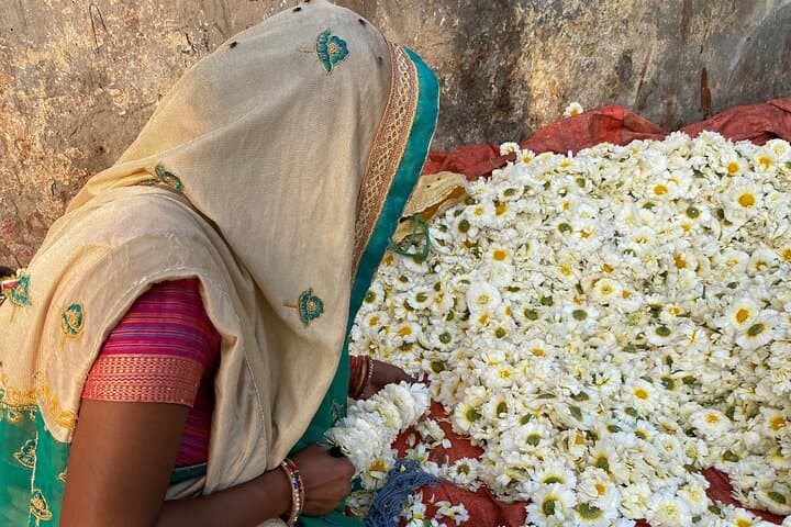 Dawn at Delhi's Ghazipur Flower Market — Private Half-Day Tour