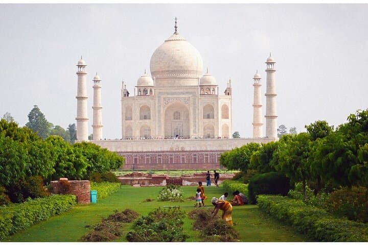 Sunrise Taj Mahal & Agra Fort Private Tour — Red Taj and Mehtab Bagh Views photo 4