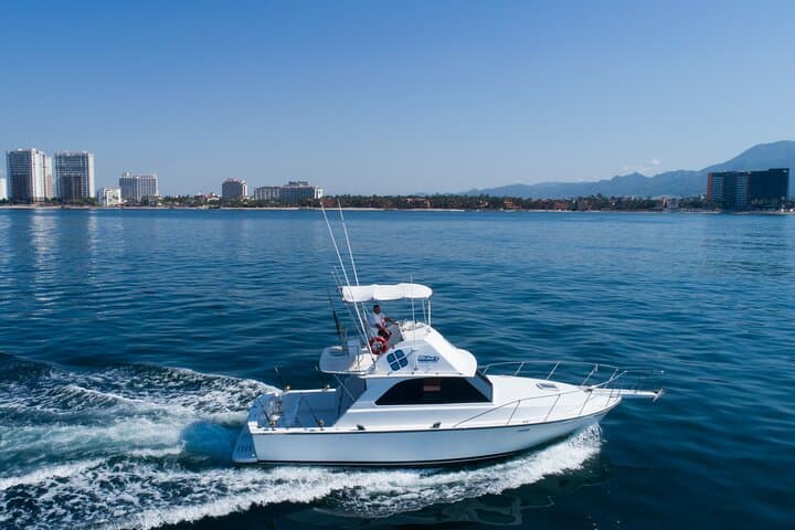 Exploring Bahía de Banderas by Bertram 38: Snorkel, Fish and Sightsee from Puerto Vallarta photo 6