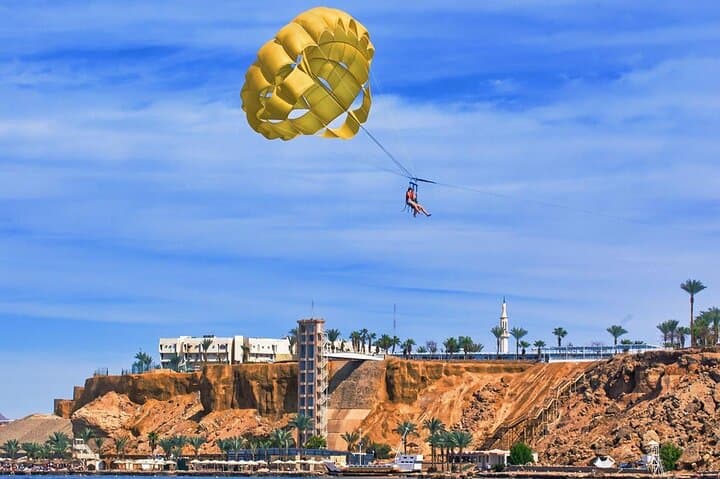Parasailing in Sharm el Sheikh: Aerial Views Over Naama Bay photo 6