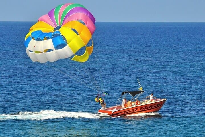 Parasailing in Sharm el Sheikh: Aerial Views Over Naama Bay photo 2