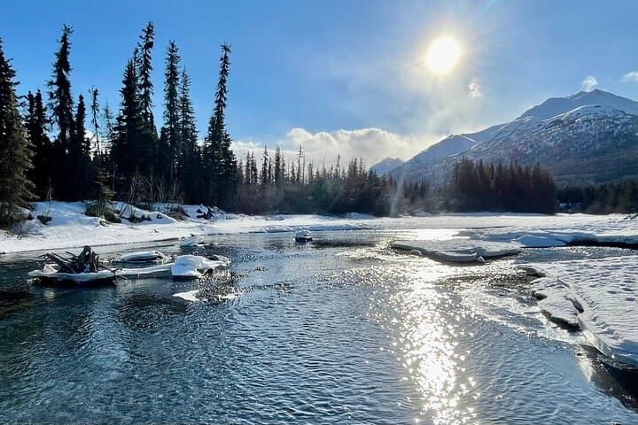Winter Valley and Forest Hike — Eagle River Snow Walk & Barbara Falls photo 2