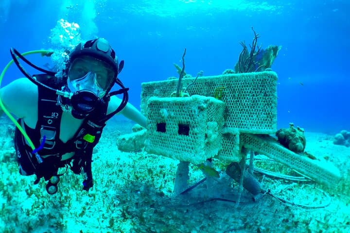 Cozumel Beginner Shore Dive — Full-Face Mask Intro for Non-Swimmers photo 4