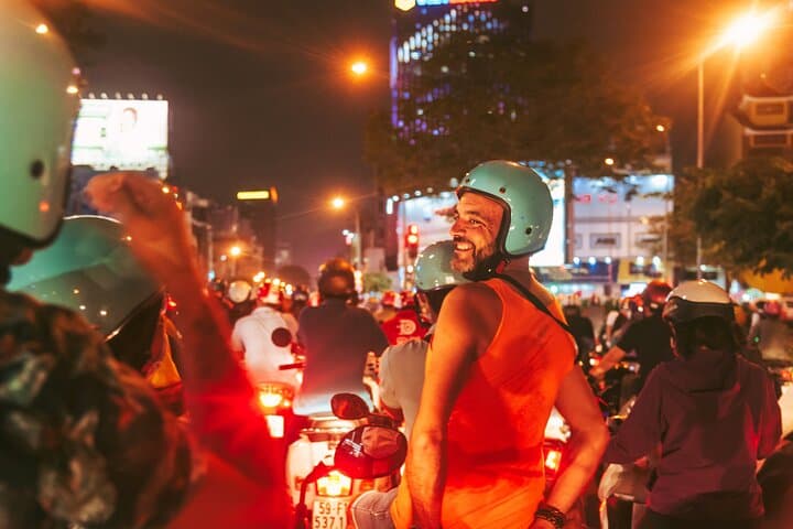 Saigon After Dark: Night Scooter Food Tour with 7 Tastings