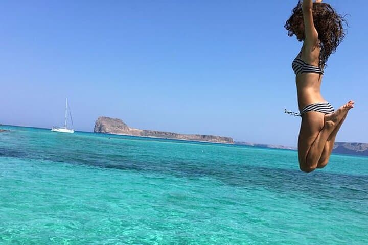 Powerboat to Balos Lagoon & Gramvousa: Private Full-Day from Chania