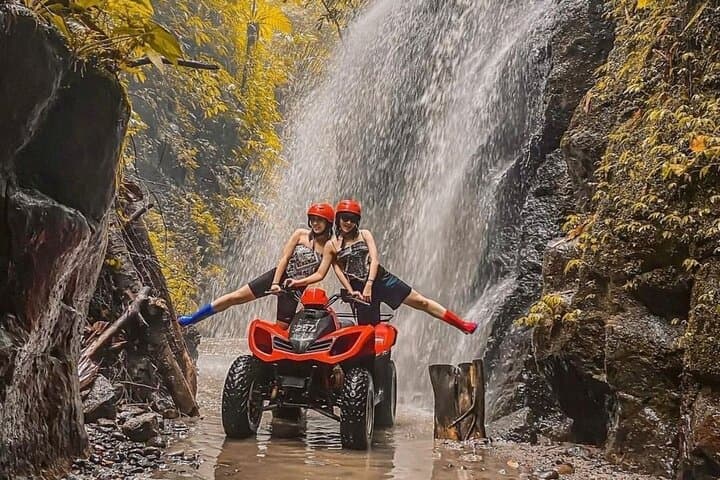 Bali ATV Adventure: Waterfall Trek Through Jungle, Rice Fields & Caves