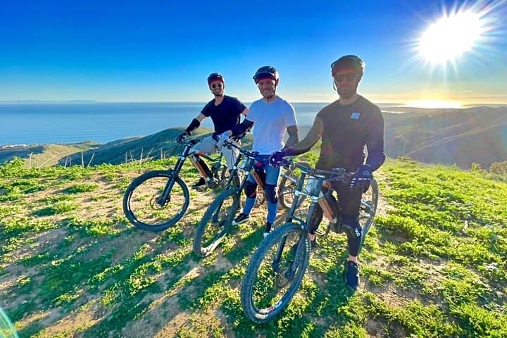 Malibu Downhill Electric Mountain Bike Tour — Backbone Trail Ocean-View Descent