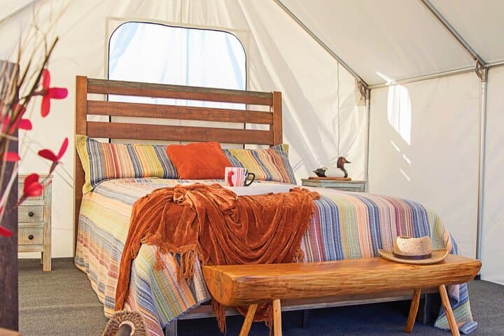 Glamping at Grand Canyon Glamping Resort: Covered Wagon Overnight on the West Rim photo 3