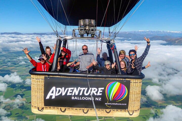 Methven Mt Hutt Scenic Hot Air Balloon Flight Over Canterbury Plains