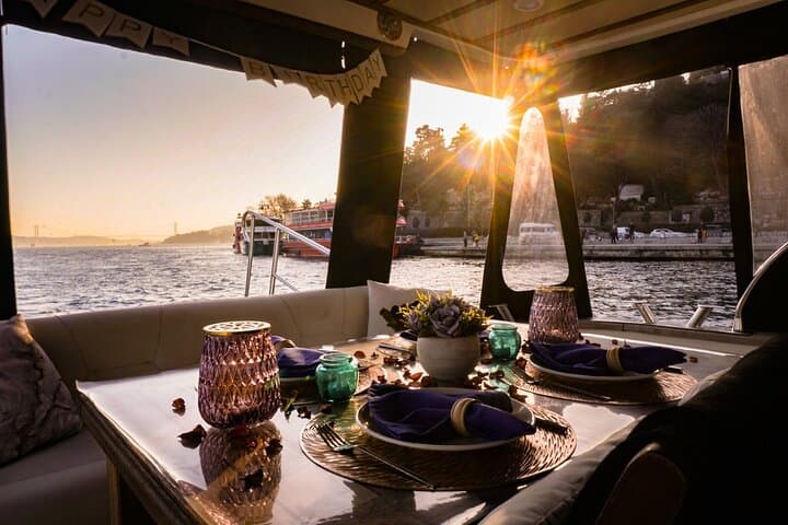 Private Yacht Bosphorus Cruise from Bebek — Sunset, Noon & Maiden's Tower Tours photo 1
