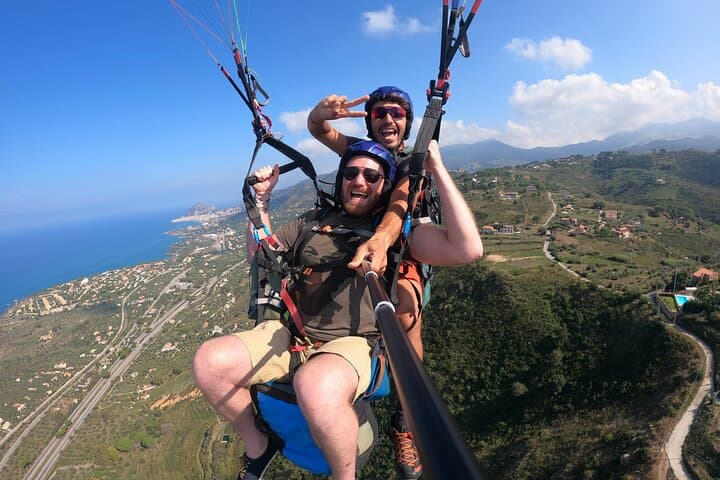 Tandem Paragliding in Taormina: Fly Over Sicily’s Coastal Cliffs photo 5