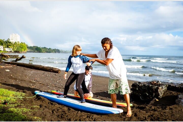 Big Island Surf Lesson from Hilo — Beginner Surfing in Hilo Bay