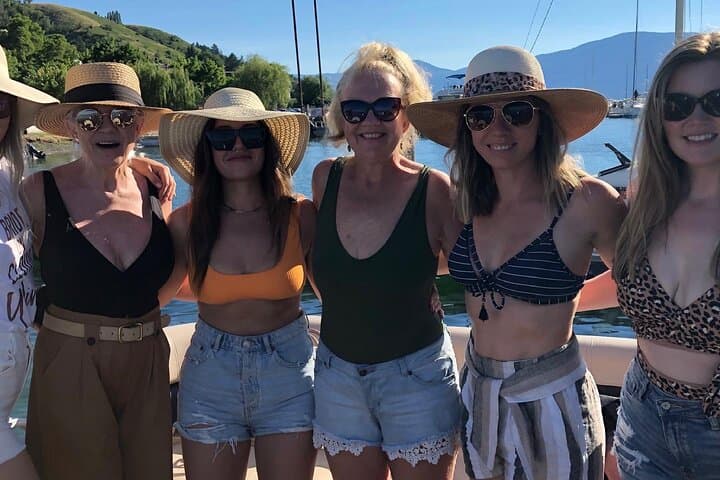 Okanagan Lake Private Pontoon Cruise: 3-Hour Captained Charter in Kelowna photo 6