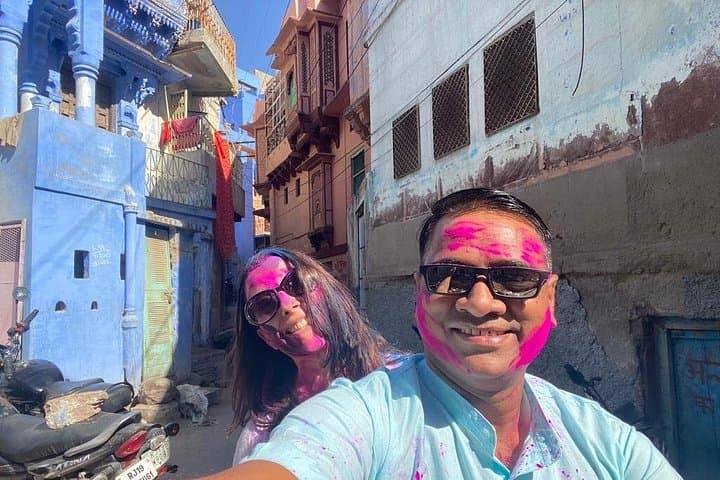 Blue City Motorcycle Tour in Jodhpur: Old City Ride & Temple Stop photo 2
