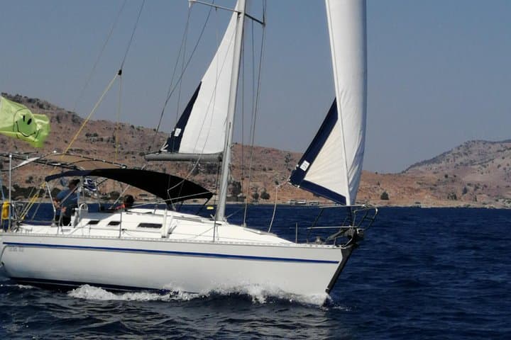 Private Day Sail to Lindos Blue Lagoon — 6-Hour Aegean Yacht Cruise photo 3