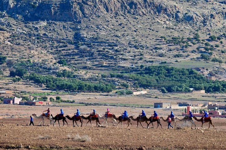 Private Agafay Desert Sunset Tour Near Marrakech — Camel Ride, Dinner & Nomad Tents photo 1